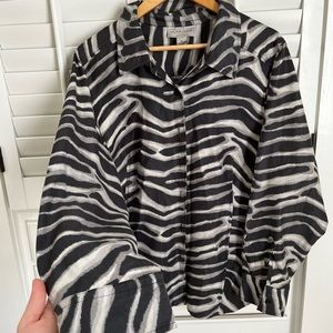 Zebra blouse